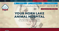 Desktop Screenshot of hornlakeanimal.com