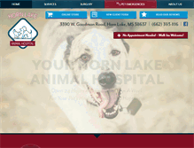 Tablet Screenshot of hornlakeanimal.com